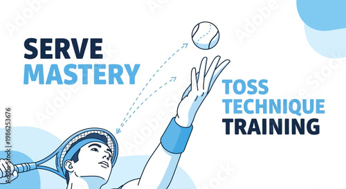 Tennis Serve Techniques: Mastering the Toss for Enhanced Tennis Skill and Precision