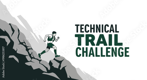 Technical Trail Challenge: Conquer The Uphill Mountain Run, Athletic Endurance and Triumph