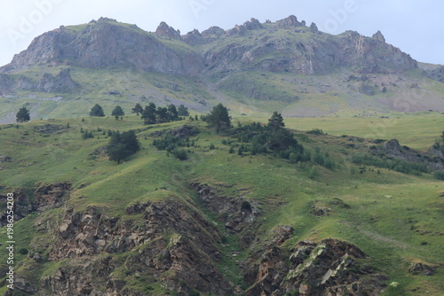 view of the mountains