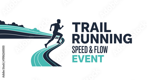 Trail Running Event Design Showcasing Speed, Flow, and Dynamic Movement On Nature's Paths