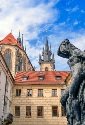 Walking in the Old Town of Prague