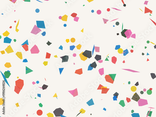 Neutral Terrazzo Marble Chips Elegant Contemporary Pattern