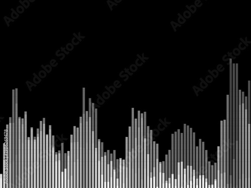 Music Frequency Sound Wave Audio Bar Design Backdrop