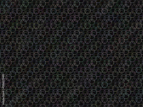 Metal Chain Mail Ring Mesh Medieval Pattern Design