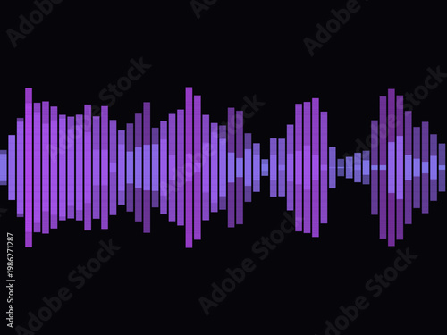 Audio Spectrum Sound Wave Music Equalizer Background