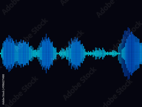 Music Sound Wave Spectrum Equalizer Background