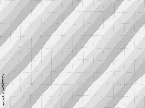 Paper Fold Origami Angular Facet Pattern Design