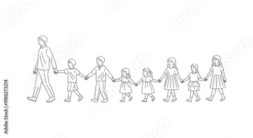 Black and white of women in business attire walking in line suit skirt high-heels