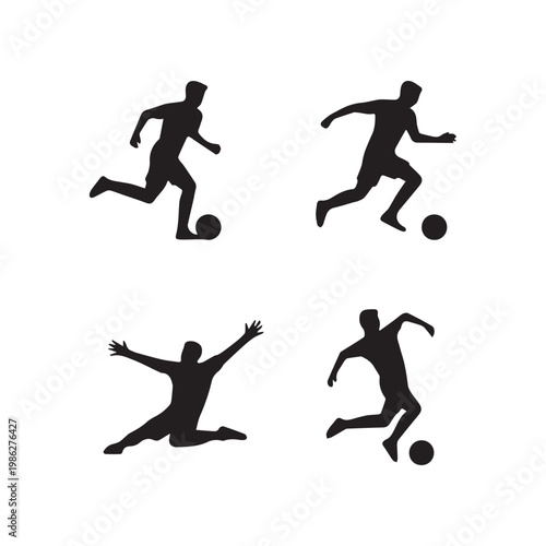 Sports Action Soccer Legs Graphic Design