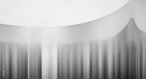 Abstract vertical lines in monochrome with curving shapes and gradient tones