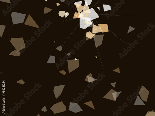 Glass Shard Impact Pattern Dramatic Shatter Background
