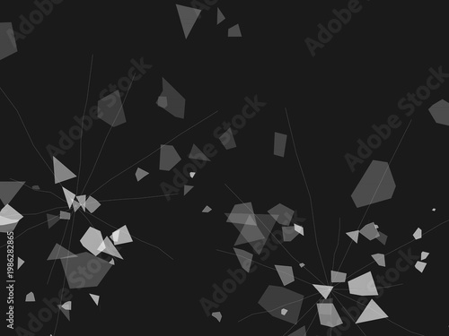 Glass Shard Impact Pattern Dramatic Shatter Background