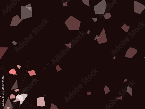 Angular Glass Shard Pattern Dramatic Broken Design Backdrop
