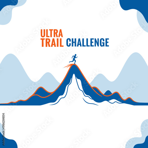 Ultra Trail Challenge: A Graphic Depiction Of Endurance, Nature, And Athletic Achievement
