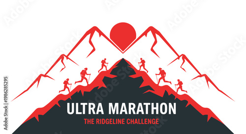 Ultra Marathon Runners Traverse Mountain Ridges to Conquer the Ridgeline Challenge