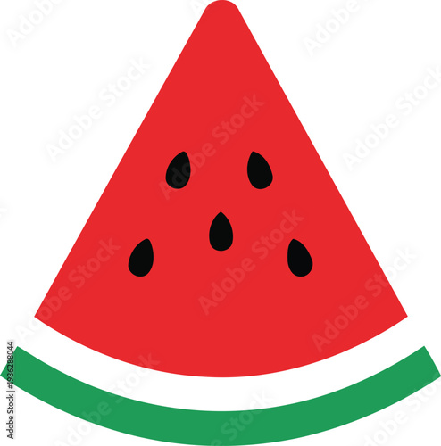 Watermelon Slice fruit green