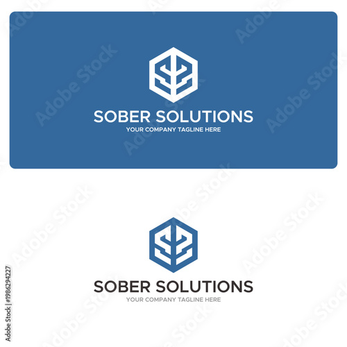 Letter ss logo. Business finance technology logotype.