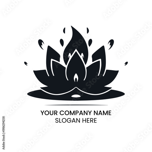 Minimalist Monochrome Nature Leaf Logo Icons for Organic Branding and Eco Design