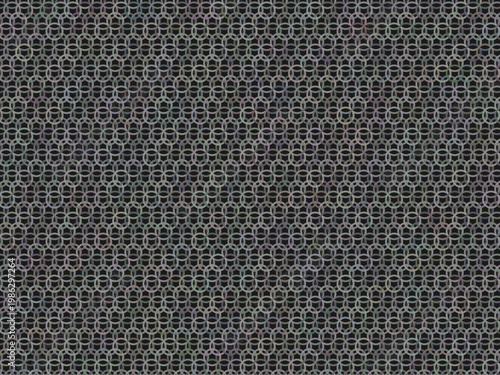 Metal Chain Mail Ring Mesh Medieval Pattern Design