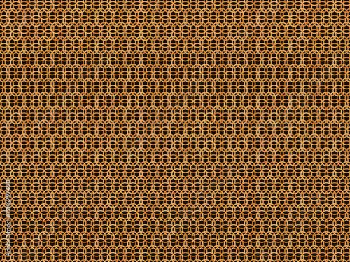 Chain Mail Armor Ring Link Metal Pattern Design Backdrop