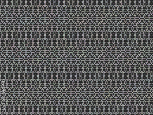 Metal Chain Mail Ring Mesh Medieval Pattern Design