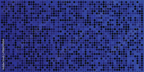 Purple glowing pixel dot pattern. Abstract neon grid wallpaper. Violet color mosaic pattern backdrop. Vector modern technology  business  science  healthcare  medicine  presentation modern templete