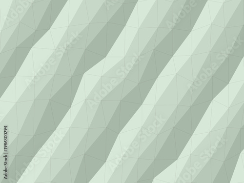 Paper Fold Origami Angular Facet Pattern Design