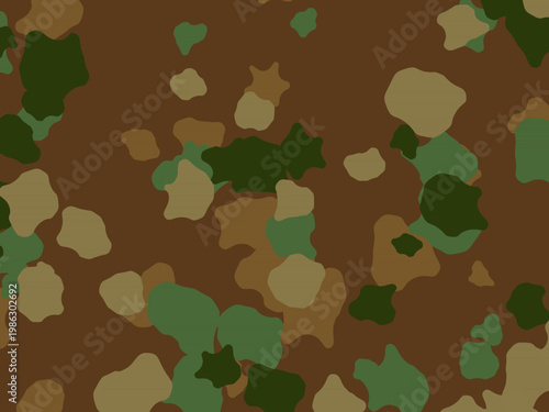 Organic Camo Pattern Military Green Nature Design