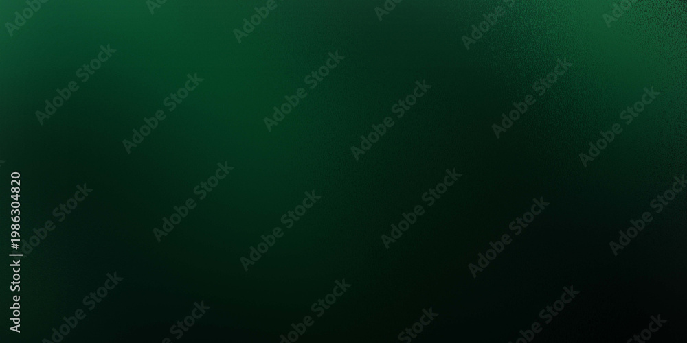 Obraz premium Green gradient background with dark tones and light source effect