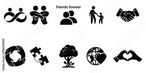 Celebrating international friendship day diverse icons of unity connection global bonds