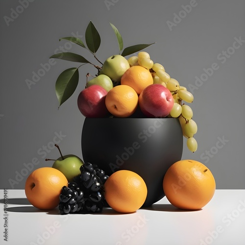 Assorted Fresh Fruits with Pineapple and Oranges