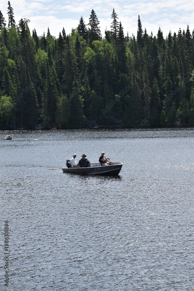 Fototapeta premium Fly-in fishing in Canada 