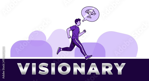 A Visionary Athlete's Pursuit Of Success Through Goal Achievement And Determination