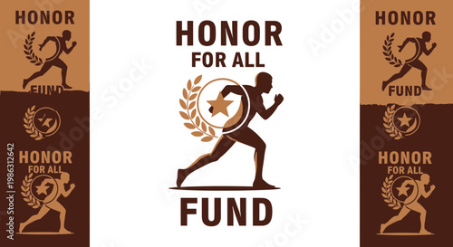 Abstract Concept Illustrating Honor, Support, and Funding for a Noble Cause Design