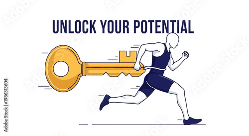 Achieving Goals: Runner Unleashes Achievement, Potential, and Victory Through Determination