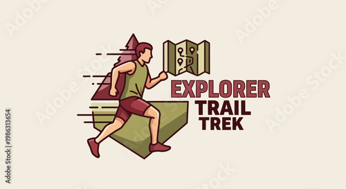 Active Explorer Trail Trekking And Map Adventure