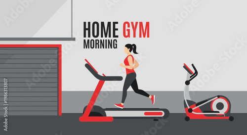 Active Morning Home Gym Workout Routine And Fitness