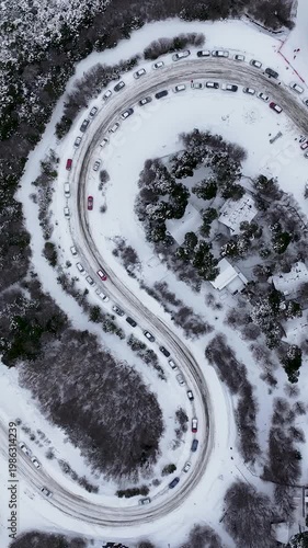 Cerro Martial At Ushuaia In Tierra Del Fuego Argentina. Snowy Mountains. Glacier Landscape. Tierra Del Fuego Argentina. Winter Sports. Cerro Martial At Ushuaia In Tierra Del Fuego Argentina.