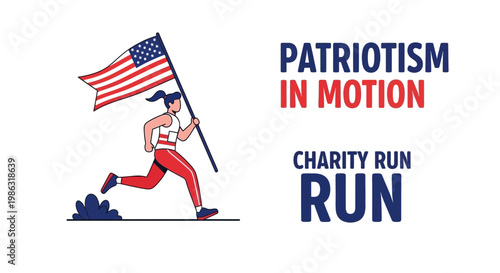 American Patriotism in Action: A Patriotic Charity Run for a Noble Cause