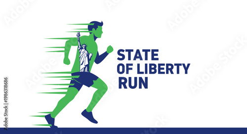 American Spirit Run Celebrates Fitness, Liberty, and Endurance With Iconic Illustrations Today