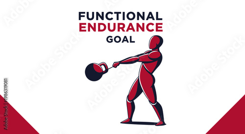 Athlete Engaging In Dynamic Functional Endurance Exercises With A Kettlebell For Fitness Pursuits