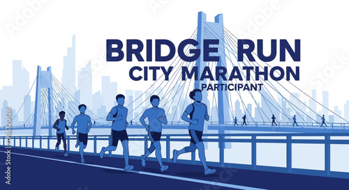 Bridge Run City Marathon: An Energetic Visual of Athleticism and Endurance Competition