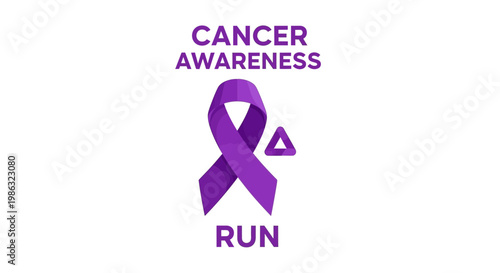 Cancer Awareness Promotion With Iconic Ribbon Symbolizing Support And Hope For Patients