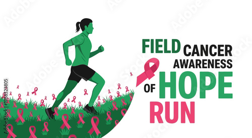 Cancer Awareness Run Promoting Hope And Support In The Community During Fundraisers Event