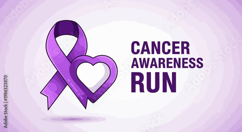 Cancer Awareness Run Promoting Hope, Remembrance, and Collective Action Against Challenges.