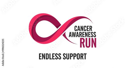 Cancer Awareness Run Symbolizing Endless Support and Encouragement for All Involved