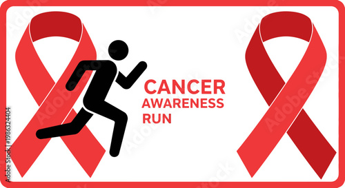 Cancer Awareness Run Symbolizing Solidarity, Support, And Hope, For Healthy Living