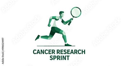 Cancer Research Concept Depicting A Determined Pursuit Of Scientific Discovery Goals