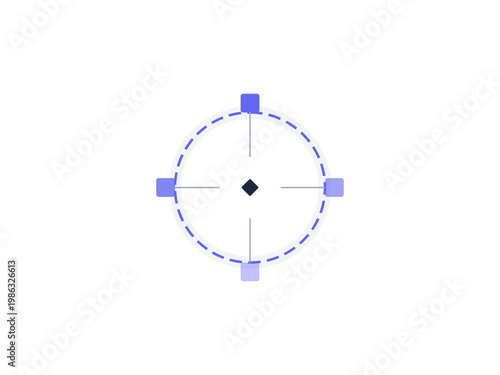 Abstract Hyper-Automation Concept with Orchestration Ring and Digital Task Nodes