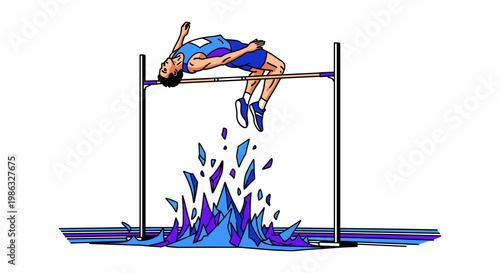 High Jumper Clearing Bar